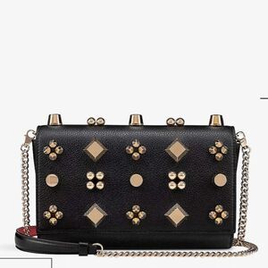 Christian Louboutin leather clutch bag